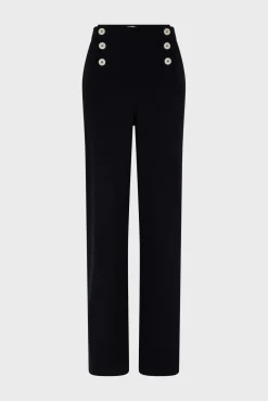 Pantalon Large A Pont Marine - Cassandre<Gerard Darel Sale