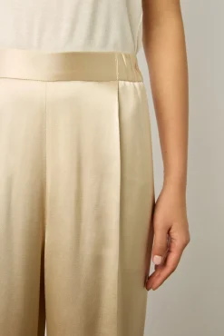 Pantalon Large En Satin Sable - Corine<Gerard Darel Online