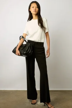 Pantalon Noir Fluide Noir - Cassiopee<Gerard Darel New