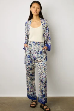 Pantalon Satine A Fleurs Naturel - Carmel<Gerard Darel Online