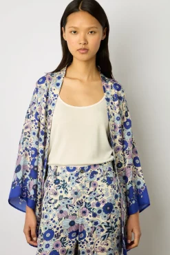 Pantalon Satine A Fleurs Naturel - Carmel<Gerard Darel Online