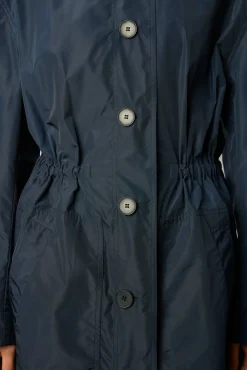 Parka Longue Marine - Sylvie<Gerard Darel Clearance