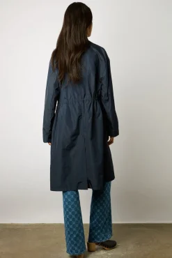Parka Longue Marine - Sylvie<Gerard Darel Clearance