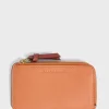 Porte Carte En Cuir Abricot - Cardholder<Gerard Darel Hot