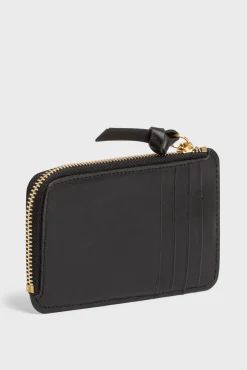 Porte Carte En Cuir Lisse Noir - Cardholder<Gerard Darel Online