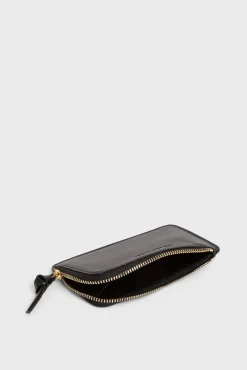 Porte Carte En Cuir Lisse Noir - Cardholder<Gerard Darel Online
