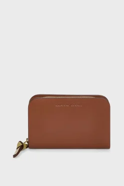 Portefeuille En Cuir Beige - Miniwallet<Gerard Darel New
