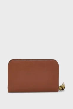 Portefeuille En Cuir Beige - Miniwallet<Gerard Darel New
