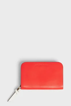 Portefeuille En Cuir Femme Rouge Mini Wallet<Gerard Darel Fashion