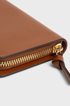 Portefeuille En Cuir Lisse Cognac - Wallet<Gerard Darel Sale