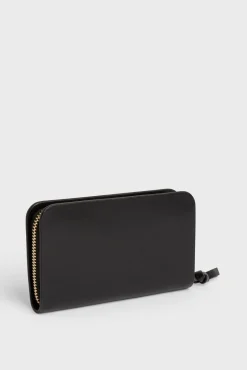 Portefeuille En Cuir Lisse Noir - Wallet<Gerard Darel Hot