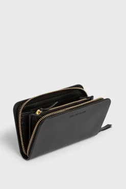Portefeuille En Cuir Lisse Noir - Wallet<Gerard Darel Hot