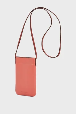 Porte Telephone Cuir Abricot - Ladyphone<Gerard Darel Sale