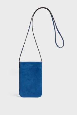 Porte Telephone Cuir Bleu - Ladyphone<Gerard Darel New