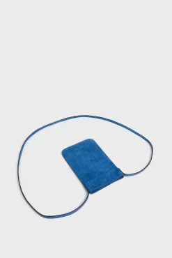 Porte Telephone Cuir Bleu - Ladyphone<Gerard Darel New