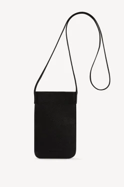 Porte Telephone Cuir Graine Noir - Ladyphone<Gerard Darel Fashion