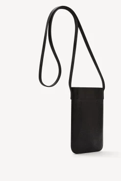 Porte Telephone Cuir Graine Noir - Ladyphone<Gerard Darel Fashion