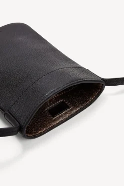 Porte Telephone Cuir Graine Noir - Ladyphone<Gerard Darel Fashion
