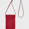 Porte Telephone Cuir Velours Rose - Ladyphone<Gerard Darel Online
