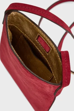 Porte Telephone Cuir Velours Rose - Ladyphone<Gerard Darel Online
