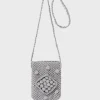 Porte Telephone En Crochet Argent - Rosie<Gerard Darel Sale