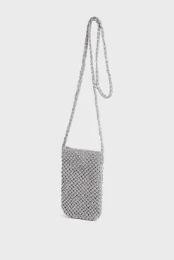 Porte Telephone En Crochet Argent - Rosie<Gerard Darel Sale