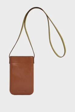 Porte Telephone En Cuir Beige - Ladyphone<Gerard Darel Discount