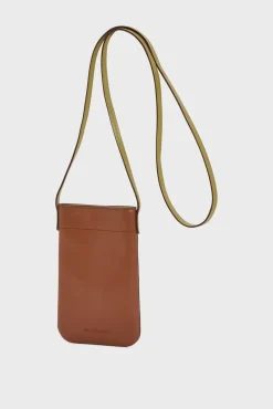 Porte Telephone En Cuir Beige - Ladyphone<Gerard Darel Discount