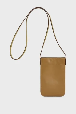 Porte Telephone En Cuir Beige - Ladyphone<Gerard Darel Discount