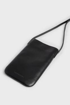 Porte Telephone En Cuir Noir - Ladyphone<Gerard Darel Fashion