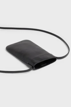 Porte Telephone En Cuir Noir - Ladyphone<Gerard Darel Fashion
