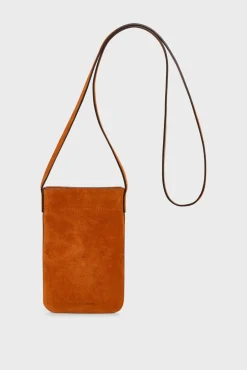 Porte Telephone En Cuir Orange - Ladyphone<Gerard Darel Online