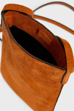 Porte Telephone En Cuir Orange - Ladyphone<Gerard Darel Online