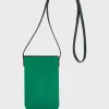 Porte Telephone En Cuir Vert - Ladyphone<Gerard Darel Clearance