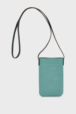 Porte Telephone En Cuir Vert - Ladyphone<Gerard Darel Clearance