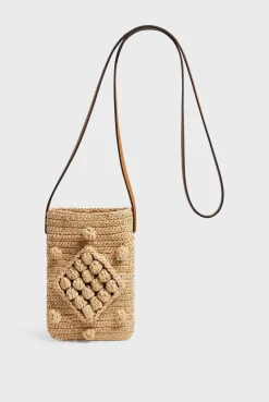 Porte Telephone En Raphia Ficelle - Rosie<Gerard Darel Sale
