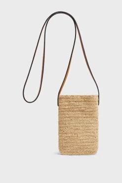 Porte Telephone En Raphia Ficelle - Rosie<Gerard Darel Sale