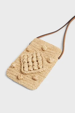 Porte Telephone En Raphia Ficelle - Rosie<Gerard Darel Sale