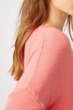 Pull Cachemire A Col Rond Corail - Laurrea<Gerard Darel Outlet