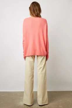 Pull Cachemire A Col Rond Corail - Laurrea<Gerard Darel Outlet