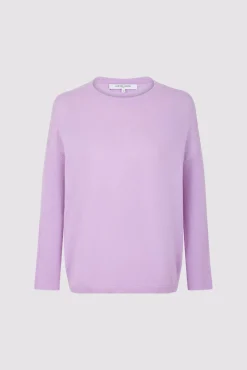 Pull Cachemire A Col Rond Lilas - Laurrea<Gerard Darel Fashion
