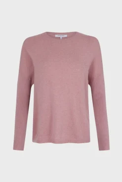 Pull Cachemire A Col Rond Rose - Laurrea<Gerard Darel Online