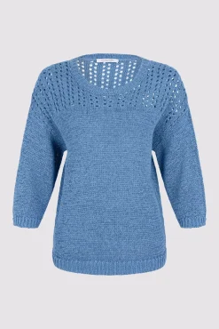 Pull Col Rond Ajoure Jeans - Loreen<Gerard Darel Best
