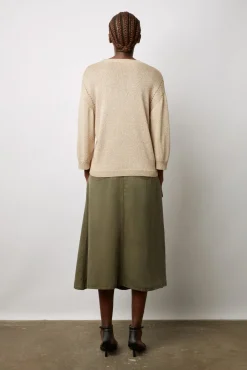 Pull Col Rond En Lurex Or - Leonie<Gerard Darel New