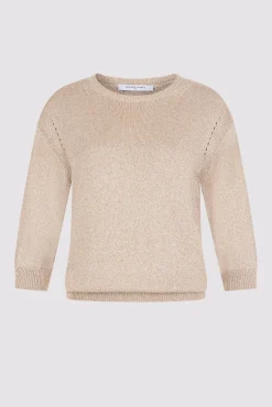 Pull Col Rond En Lurex Or - Leonie<Gerard Darel New