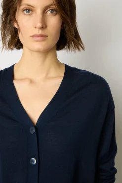 Pull-Gilet Marine - Pull<Gerard Darel Discount