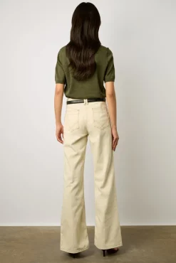 Pull Manches Courtes En Laine Kaki - Lysea<Gerard Darel Hot