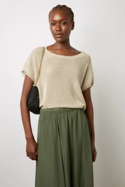 Pull Manches Courtes Irise Beige - Letsie<Gerard Darel Online