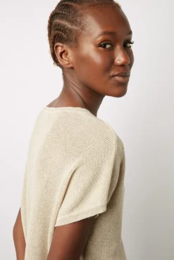 Pull Manches Courtes Irise Beige - Letsie<Gerard Darel Online