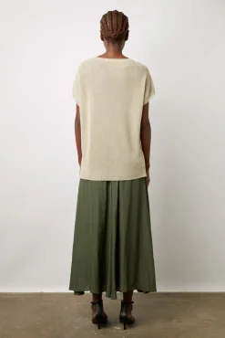 Pull Manches Courtes Irise Beige - Letsie<Gerard Darel Online